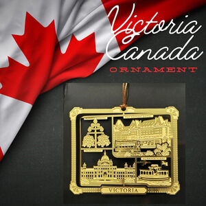 Victoria British Columbia Canada Ornament Brass Travel